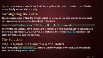 Resolving three.js Raycast Issues: A Guide to Asynchronous Challenges