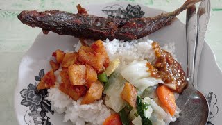 HEBAT HANYA DENGAN TELUNJUK DAPAT MAKANAN - WARTEG INA PALEMBANG