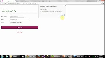 Bài 9: Sử dụng JavaScript - PHP (BT: 9.3 - 9.4:  Form upload và Tư vấn Online)