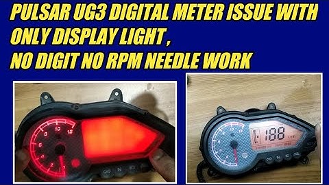 #bajaj pulsar 150 ug3 digital meter repair#bajaj pulsar#digital speedometer dead only display light