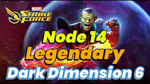Dark Dimension 6: Node 14 COMPLETE! BABY APOC WINS! NO HORSEMEN! DD6 Legend | MARVEL Strike Force