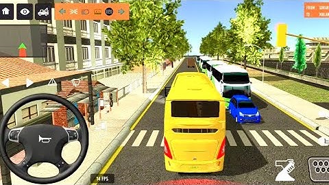 euro coach bus simulator 💥 || indonesia bus simulator part-1 #bus #game #simulator