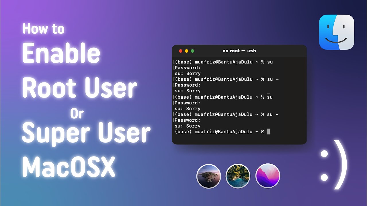 How to Enable Root User or Super User MacOSX | Cara Masuk Akses Root di Terminal MacOS
