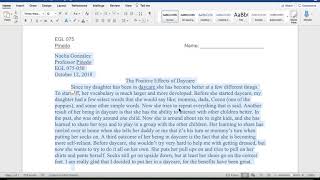 How to Format a Paragraph