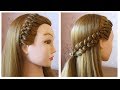 Coiffure avec tresse (2 façons) ♡ Coiffure pour l'école / collège, facile à faire