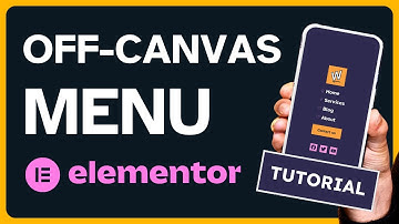 Off-Canvas mobiel menu Elementor-zelfstudie 📲 | Prachtig uitschuifmenu | Elementor PRO pop-upmenu