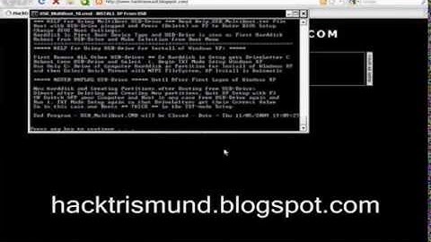 Windows Xp and Hiren