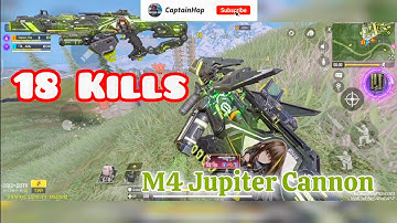New Legendary M4 Jupiter Cannon is BROKEN! 💥 18 Kills CODM Gameplay #codm #captainhop 