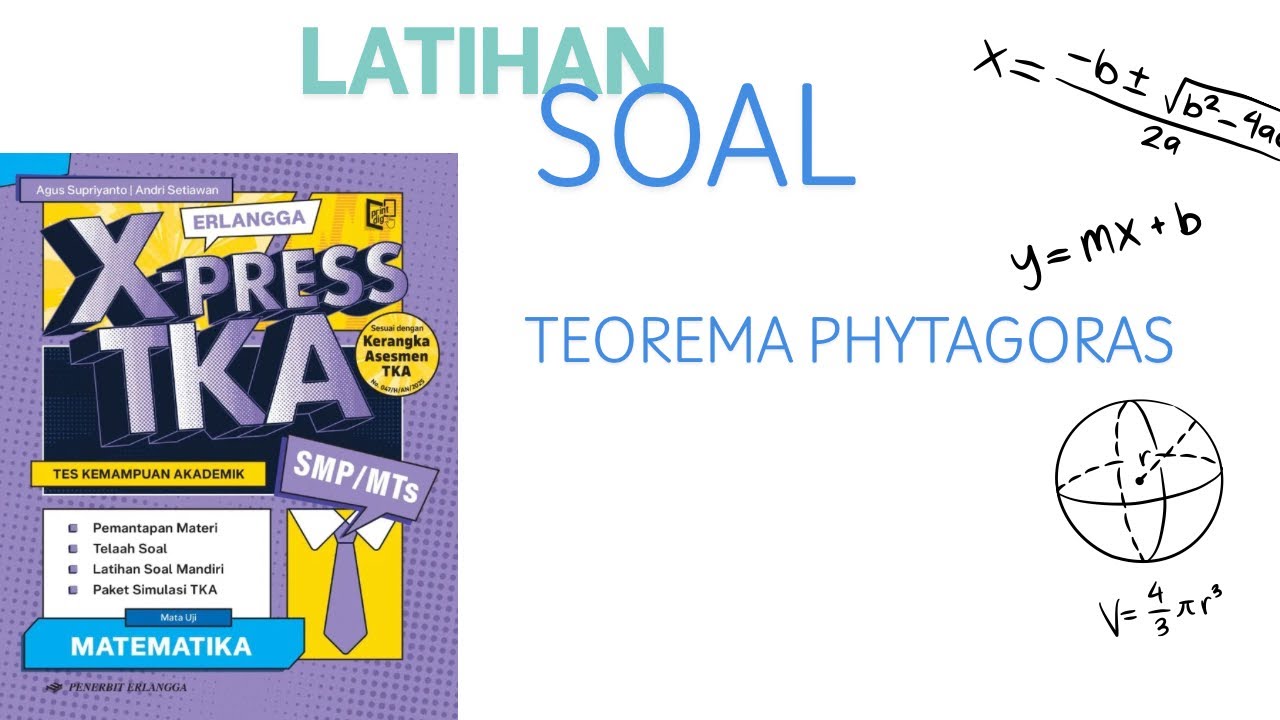 Teorema Phytagoras, TKA Matematika SMP, X-Press Erlangga