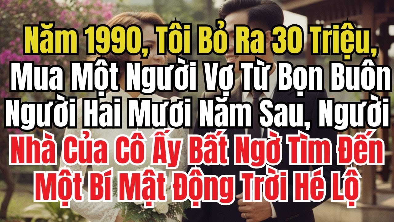 Năm 1990, Tôi Bỏ Ra 30 Triệu Mua Một Người Vợ Từ Bọn Buôn Người, Hai Mươi Năm Sau Người Nhà Tìm Đến
