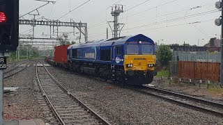 Walsall & Bescot with 47s, 50s, 57s, 60s & 66s. 7/6/19