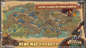 King of Defense - Gameplay Walkthrough Part 1 (Android, iOS)