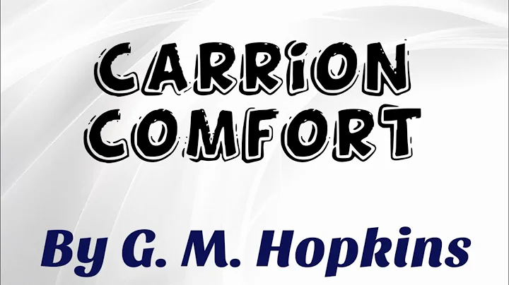 Summary Of The Poem "Carrion Comfort" By Gerard Manley Hopkins - DayDayNews