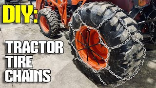 DIY Tractor Tire Chains: Build for $180