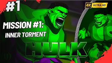 The Hulk (2003) Walkthrough | Mission 1: Inner Torment 💥 | 4K 60FPS | No Commentary