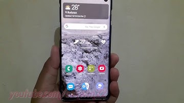 Samsung Galaxy S10 : How set read on screen keyboard input aloud in Screen reader (android pie)