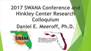 Investigation of Effective Odor Control Strategies, Daniel Meeroff 4K