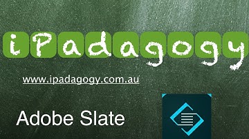 iPadagogy - App Review - Adobe Slate Video Tutorial