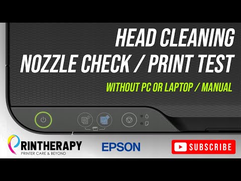 EPSON L3110 3150 3101 3210 MANUAL HEAD CLEAN AND PRINT NOZZLE CHECK PRINT TEST WITHOUT PC OR LAPTOP 