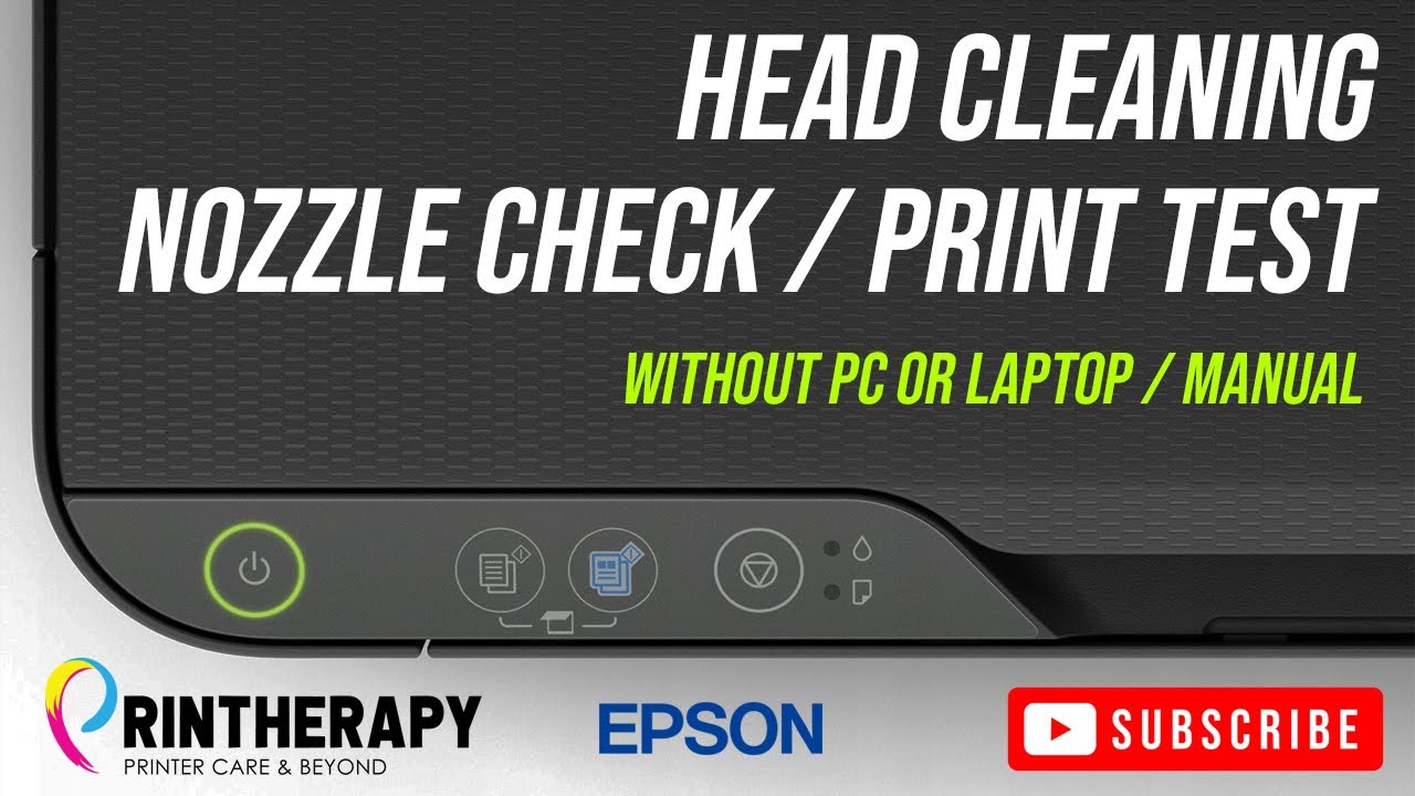 EPSON L3110 3150 3101 3210 MANUAL HEAD CLEAN AND PRINT NOZZLE CHECK, PRINT TEST WITHOUT PC OR