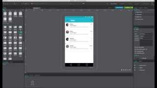 Material Design Email App prototype in 3 minutes screenshot 4