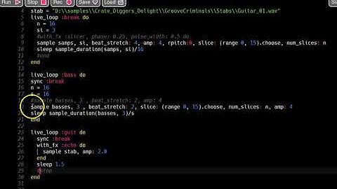 Slicing Beats with Sonic Pi
