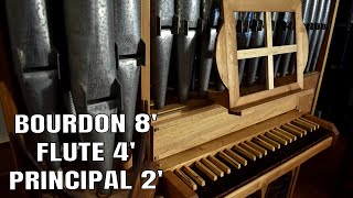 Homemade Pipe Organ (Organo a canne autocostruito) HD 3 stops + pedals - BWV 767
