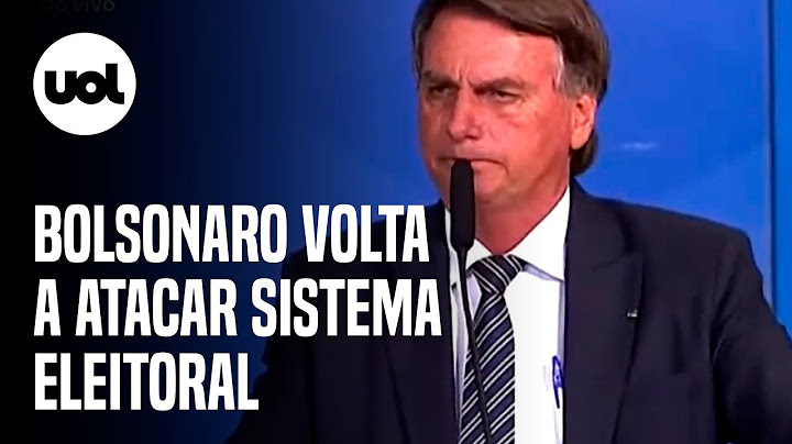 Bolsonaro volta a atacar urnas e Barroso e a colocar eleições sob suspeita