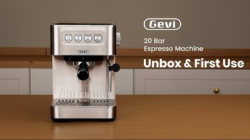 Gevi 20 Bar Espresso Machine Setup Guide | Unboxing, Cleaning & First Use for Barista-Style Coffee