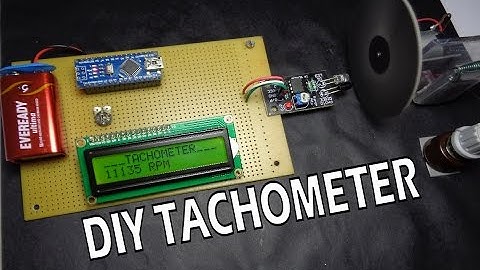 How to make Arduino based Digital Tachometer │RPM Counter simple DIY tutorial