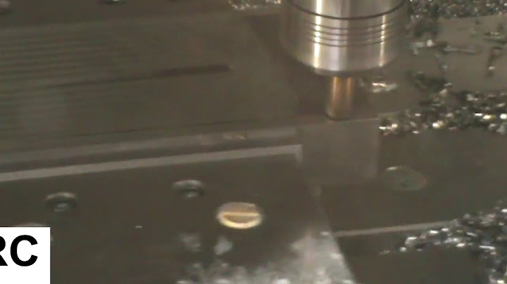 usinage à grande vitesse avec une fraise carbure 4 dents