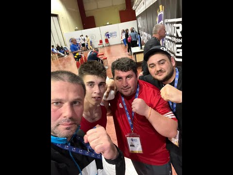 4-10-2022 (75კგ) გიორგი ნატროშვილის მეოთხე უკვე ფინალური ბრძოლა კრივში ევროპის ასაკობრივ ჩემპიონატზე