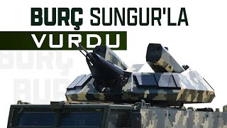 Sungur, Burç Üzeri̇nden İlk Atişta Hedefi̇ Vurdu