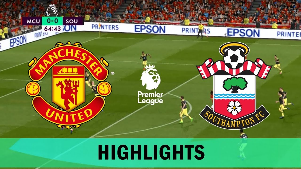 manchester united vs southampton highlights all goals 13 july 2020 pes gameplay