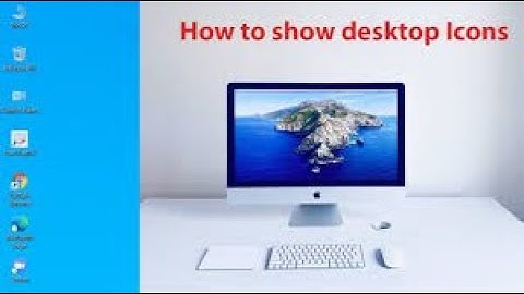 How to Fix Desktop Screen Display Icon missing
