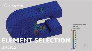 3DEXPERIENCE How-to Tutorial - Basics of Element Selection (Part 4/32) | SIMULIA