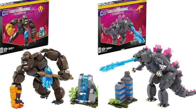  Mega Godzilla x Kong: The New Empire Building Set, Godzilla  Action Figure with 543 Pieces and Accessories, Build & Display Toy for  Adult Collectors : Toys & Games