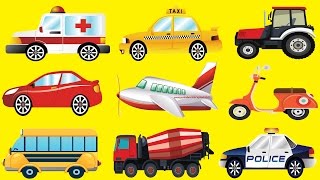 تعليم الأطفال وسائل المواصلات بالعربية - وسائل النقل للأطفال - Teach Kids Transportation in Arabic