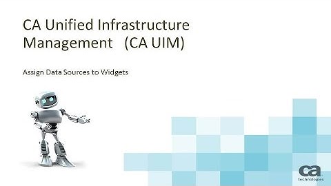 Assign Data Sources to Widgets