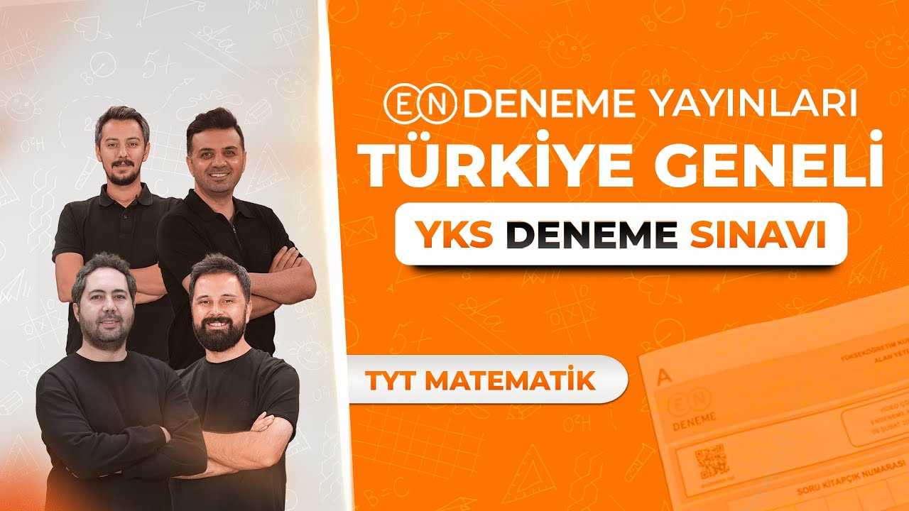 EnDeneme Yayınları Türkiye Geneli TYT Matematik Deneme Sınavı Şubat 2026