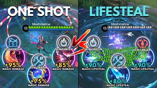 Buff Odette, Mage vs Lifesteal Build │ MLBB New Emblem System