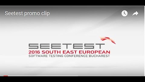 SEETEST 2016 - Promo Video!