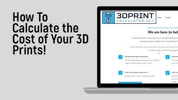 How to Calculate the Cost of Your 3D Prints [easy]