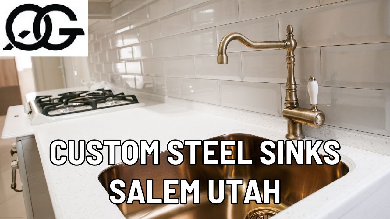 Custom Steel Sinks Salem Utah YouTube