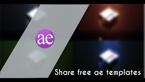 Cube Logo Reveal Free After Effects Templates