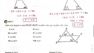 4.1 Classifying Triangles and 4.2 Triangle Sum Theorem Notes