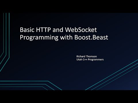 Basic HTTP and WebSocket Programming with Boost.Beast
