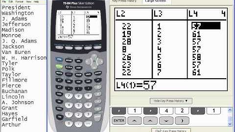 TI84 Ogive graph, sequence