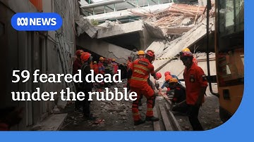 No signs of life under rubble after Indonesian school collapse | ABC NEWS