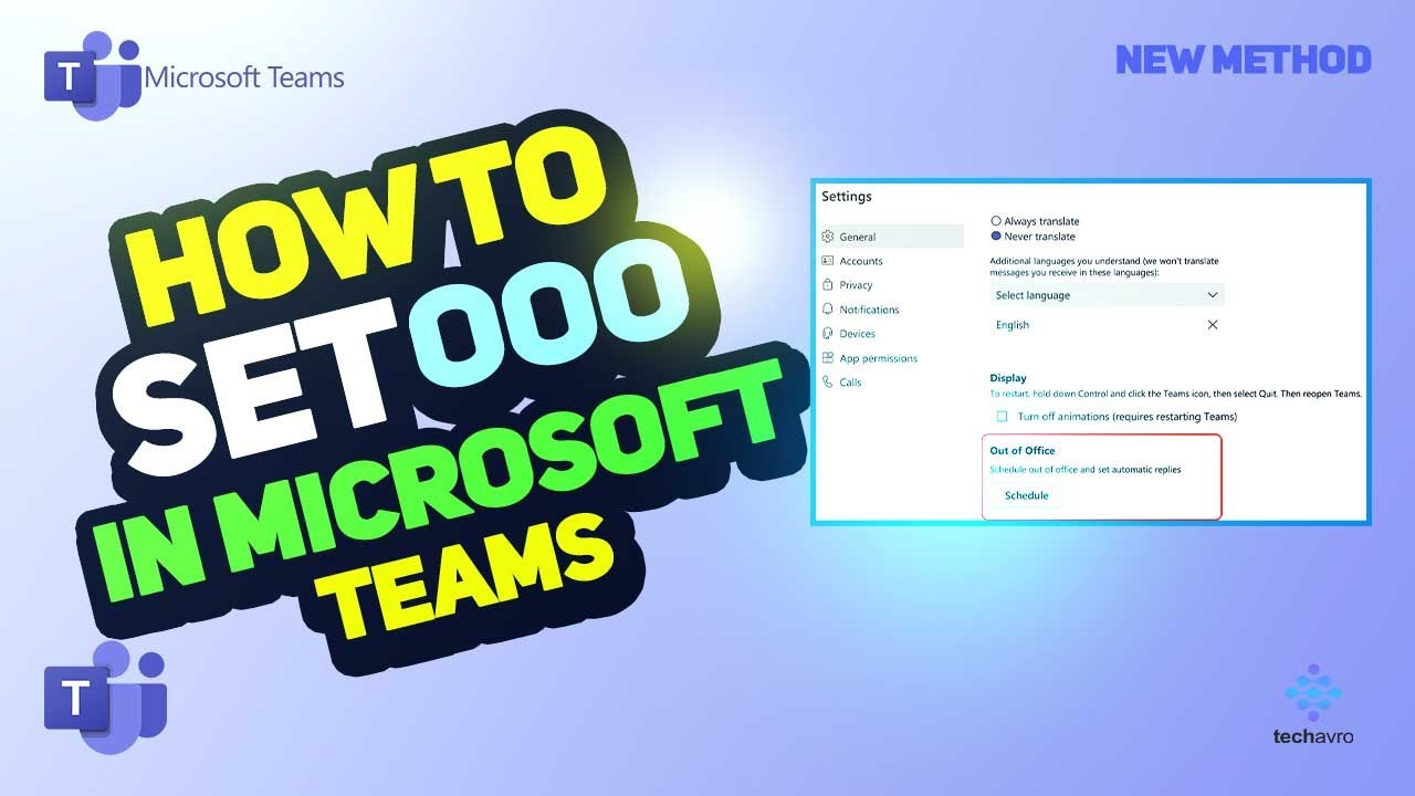How To Set OOO Out Of Office In Microsoft Teams 2025 YouTube